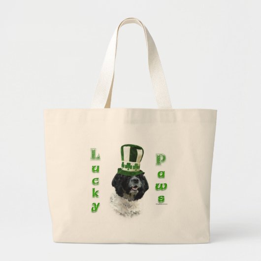 Cocker Spaniel Lucky Paws Grote Tote Bag (Voorkant)