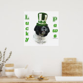 Cocker Spaniel Lucky Paws Poster (Keuken)