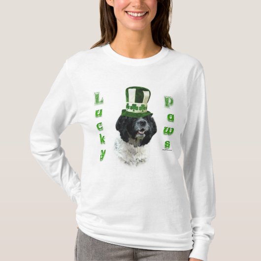 Cocker Spaniel Lucky Paws T-shirt (Voorkant)