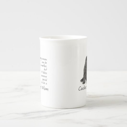 Cocker Spaniel Ma Bone China Mok (Voorkant)