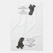 Cocker Spaniel Ma Tea Towel Theedoek (Verticaal)