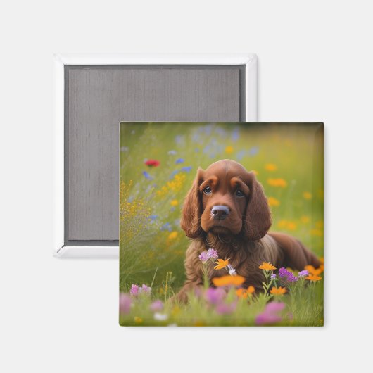 Cocker Spaniel Magneet (Voorkant / Achterkant)