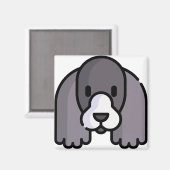 Cocker Spaniel Magneet (Voorkant / Achterkant)