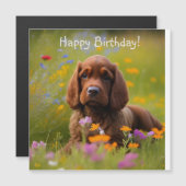 Cocker Spaniel Magnetische Kaart (Voorkant / Achterkant)