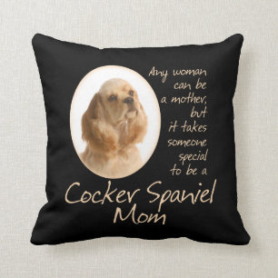 Cocker Spaniel Mam Pillow Kussen