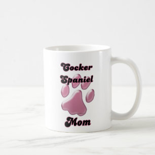Cocker Spaniel mam Roze handdruk Koffiemok