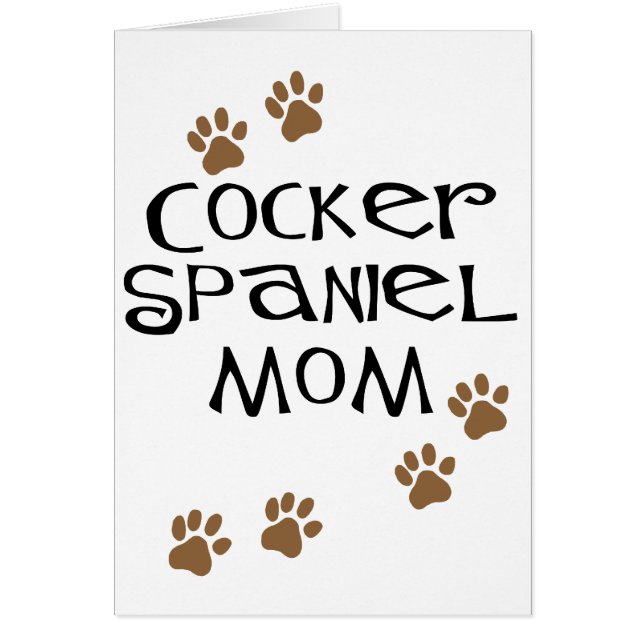 Cocker Spaniel Mam voor Dog Moms (Voorkant)