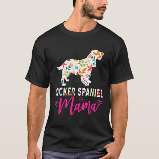 Cocker Spaniel Mama Cute Dog T-shirt (Voorkant)