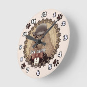 Cocker Spaniel met bril Klok (Hoek)