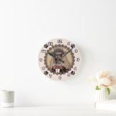 Cocker Spaniel met bril Klok (Huis)