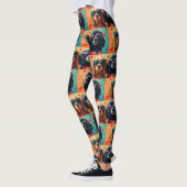 Cocker Spaniel Met Hartrozen Valentijnsdag  Leggings (Links)