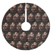 Cocker Spaniel Met Sinterklaas Feestelijke Kerstmi Kerstboom Rok (Voorkant)