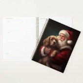 Cocker Spaniel Met Sinterklaas Feestelijke Kerstmi Planner (Display)