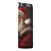 Cocker Spaniel Met Sinterklaas Feestelijke Kerstmi Thermosbeker (Geroteerd rechts)