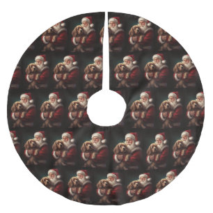 Cocker Spaniel met Sinterklaas Festive Kerstmis Kerstboom Rok