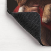 Cocker Spaniel met Sinterklaas Festive Kerstmis Muismat (Hoek)