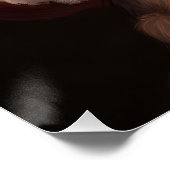 Cocker Spaniel met Sinterklaas Festive Kerstmis Perfect Poster (Hoek)