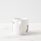Cocker Spaniel moderne silhoeutte Espresso Kop (Achterkant)
