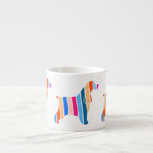 Cocker Spaniel moderne silhoeutte Espresso Kop