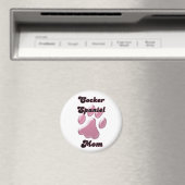 Cocker Spaniel Moeder Roze Pawprint - Magneet (Insitu (Vaatwasser))