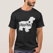Cocker Spaniel Moederdag Mama Dog mama Paw Lover T-shirt (Voorkant)
