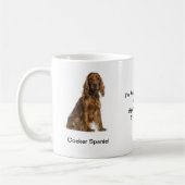 Cocker Spaniel-Mok - met twee afbeeldingen en een  Koffiemok (Links)