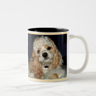 Cocker Spaniel-Mok Tweekleurige Koffiemok