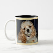 Cocker Spaniel-Mok Tweekleurige Koffiemok (Links)