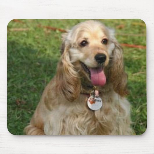 Cocker Spaniel Mousepad Muismat (Voorkant)