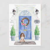 Cocker Spaniel Moving Announcement Briefkaart (Voorkant)