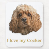 Cocker spaniel muismat (Voorkant)