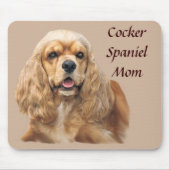 Cocker Spaniel Net Schattig Mousepad Muismat (Voorkant)