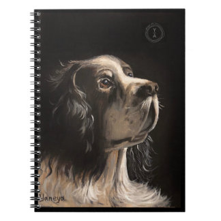 cocker spaniel note book notitieboek