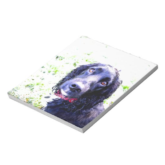 Cocker Spaniel Notitieblok (Linkerzijde)