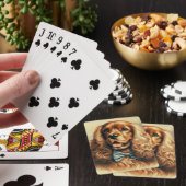 Cocker Spaniel Olieverfschilderij Pokerkaarten (Insitu)