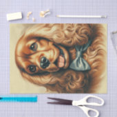  Cocker Spaniel Olieverfschilderij Tissuepapier (Craft)