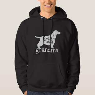 Cocker Spaniel Oma Gifts Schattige Oma Hondenliefd Hoodie