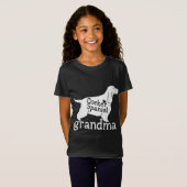 Cocker Spaniel Oma Gifts Schattige Oma Hondenliefd T-shirt (Voorkant volledig)