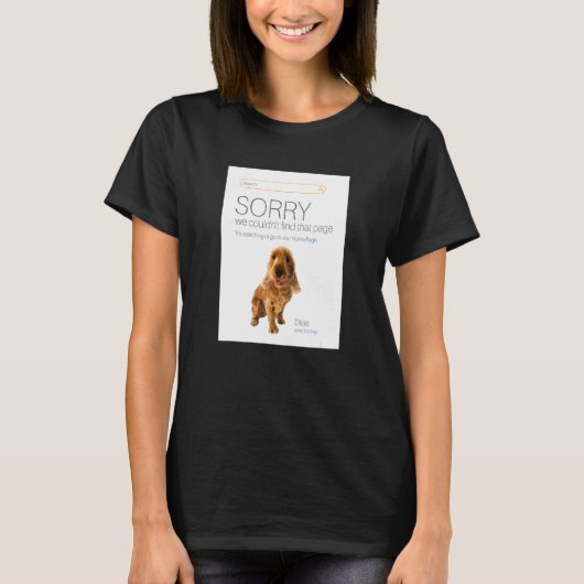 Cocker Spaniel Online Winkel e-commerce Verkoper 4 T-shirt (Voorkant)