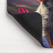 Cocker Spaniel op een peddel: Een Schilderachtig a Muismat (Hoek)