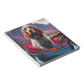 Cocker Spaniel op een peddel: Een Schilderachtig a Notitieblok (Schuin)