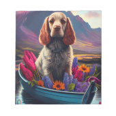 Cocker Spaniel op een peddel: Een Schilderachtig a Notitieblok (Voorkant)