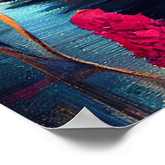 Cocker Spaniel op een peddel: Een Schilderachtig a Poster (Hoek)