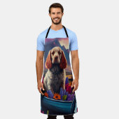 Cocker Spaniel op een peddel: Een Schilderachtig a Schort (Gedragen)