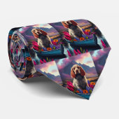 Cocker Spaniel op een peddel: Een Schilderachtig a Stropdas (Opgerold)