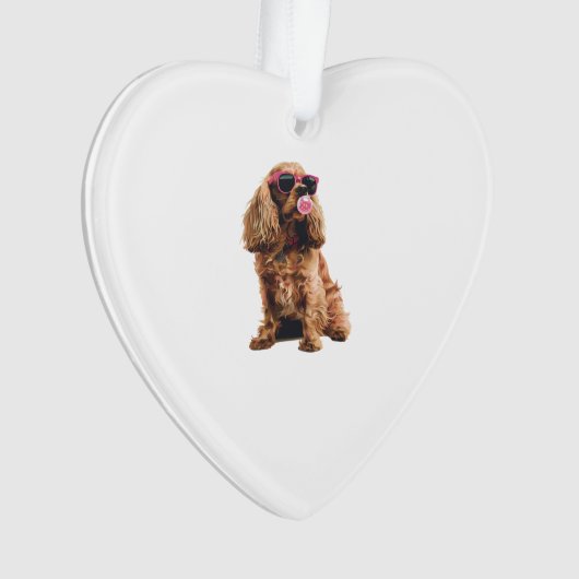 Cocker Spaniel Ornament (voorkant)