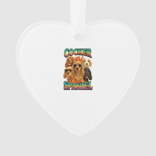 Cocker Spaniel Ornament (voorkant)