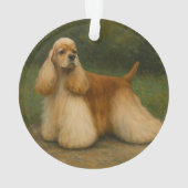Cocker Spaniel Ornament (achterkant)