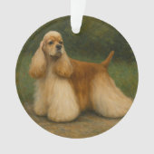 Cocker Spaniel Ornament (voorkant)