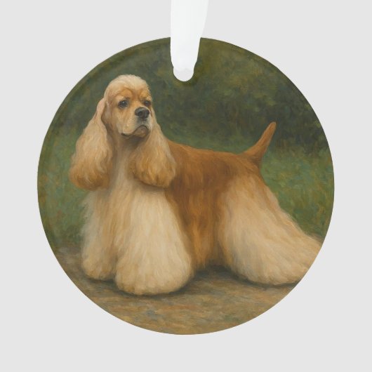 Cocker Spaniel Ornament (voorkant)